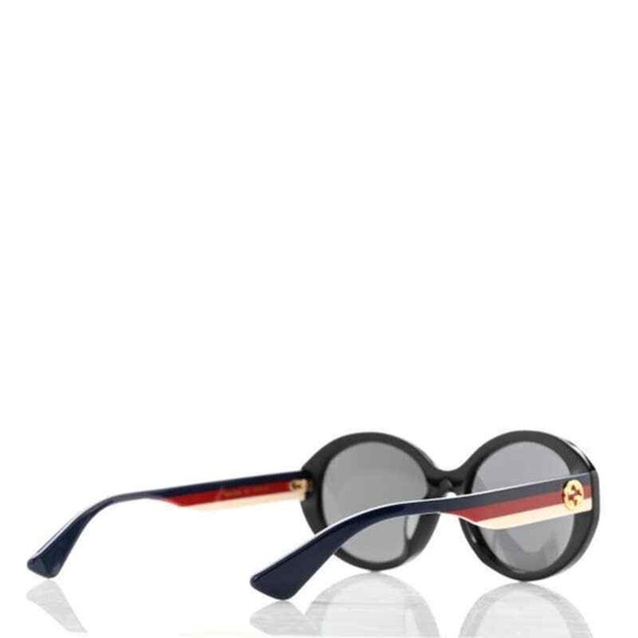 GUCCI ROUND WEB SUNGLASSES GG0279SA BLACK